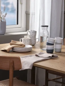 Mok FREDERIK 20cl blauw/groen 2 stuks