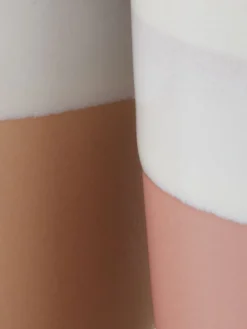 Mok FREDERIK 20cl roze/geel 2 stuks