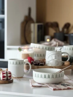 Mok PYNT B15xL10xH9cm steengoed 36cl wit