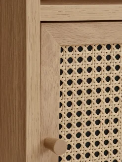 Nachtkastje HALMSTAD 1 deur eiken kleur