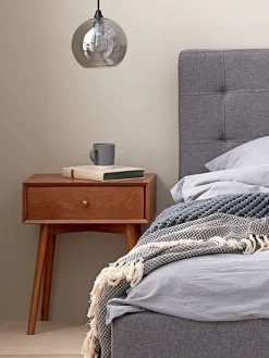 Nachtkastje HOKKSUND 1 lade bruin