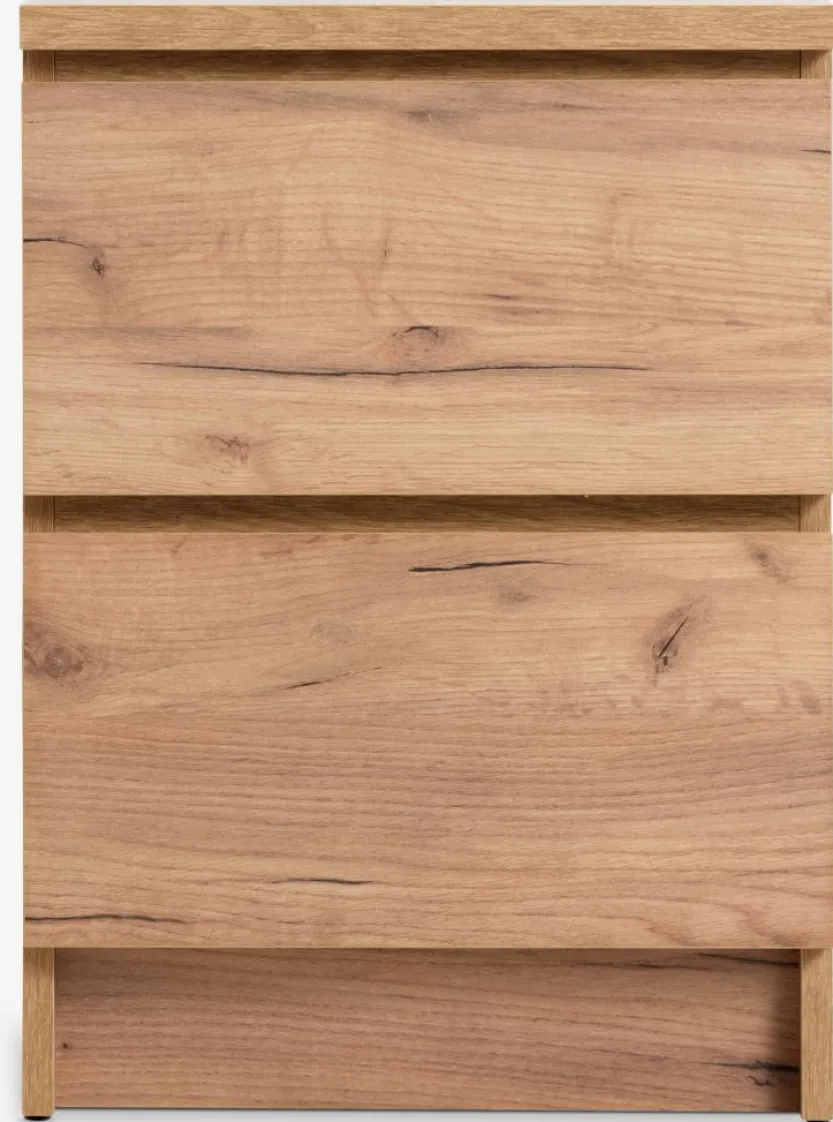 Nachtkastje LIMFJORDEN 2 lades naturel eiken