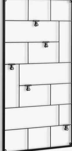 Notitiebord STOUBY 55x105 zwart