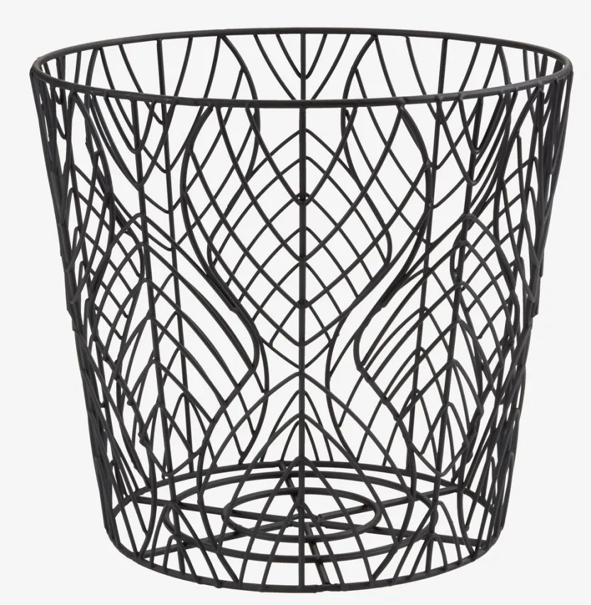 Opbergmand ILSBO metaal draad zwart