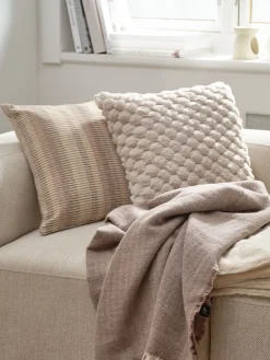 Plaid BRUNIA 130x170 wol beige