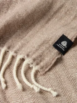 Plaid BRUNIA 130x170 wol beige