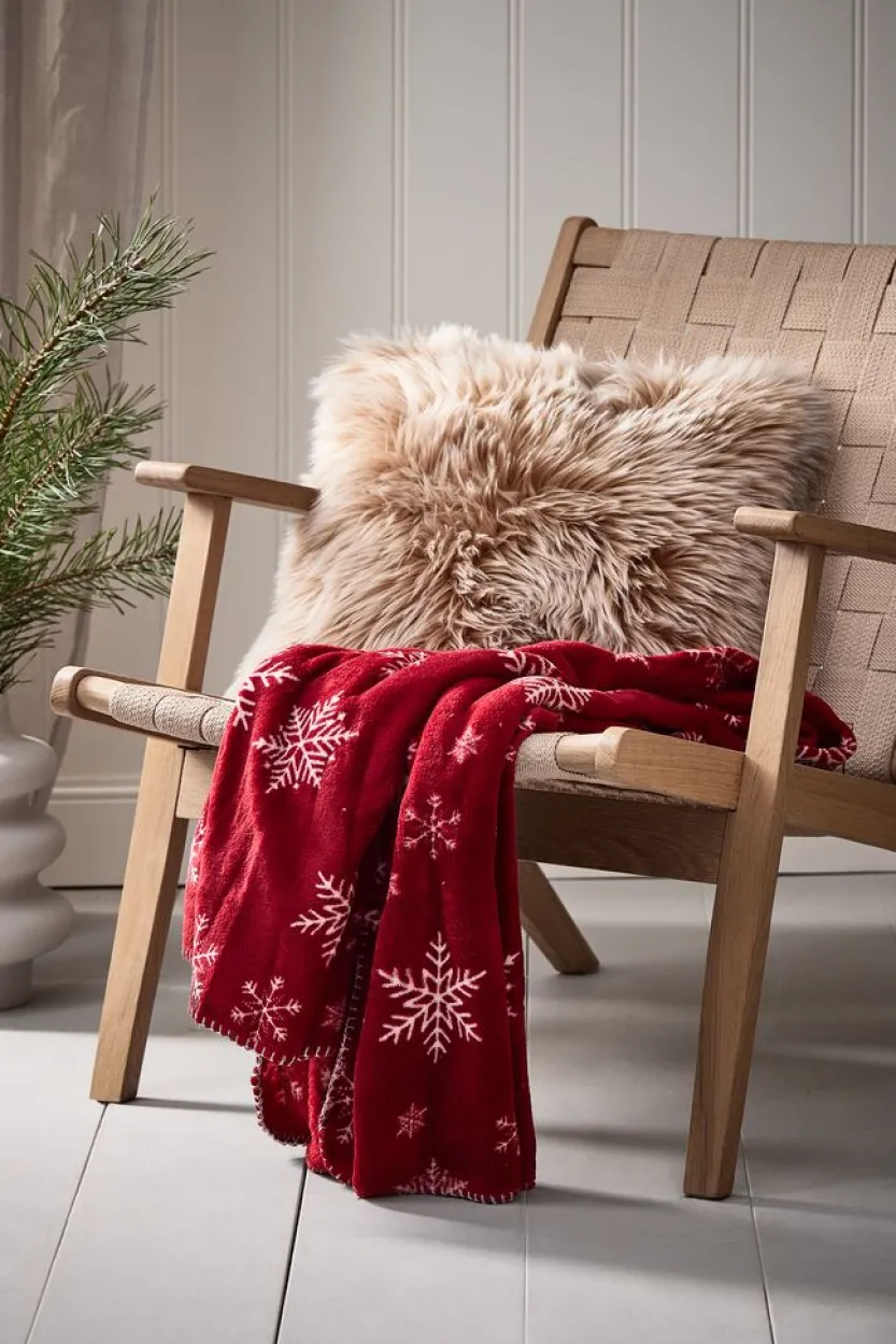 Plaid ISTAPP 130x170 bordeaux