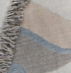 Plaid LOBELIA 130x180 blauw/grijs