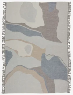 Plaid LOBELIA 130x180 blauw/grijs