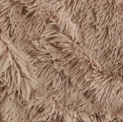 Plaid MYRFIOL 135x195 imitatiebont taupe