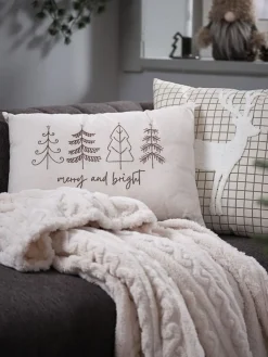 Plaid SELENIT 130x170 wit