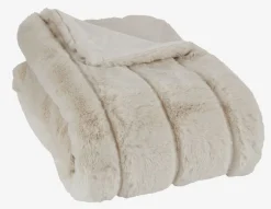 Plaid STAVKLOKKE 130x170 beige