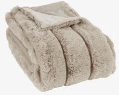 Plaid STAVKLOKKE 130x170 taupe