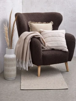 Plaid TUSENFRYD 130x180 beige