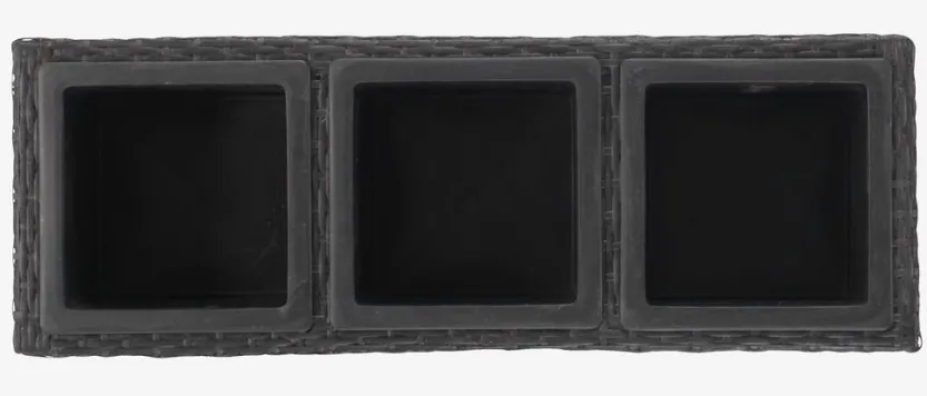 Plantenbak STOKKAND B30xL84xH60 zwart