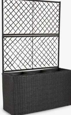 Plantenbak TRANA B30×L83×H130 zwart