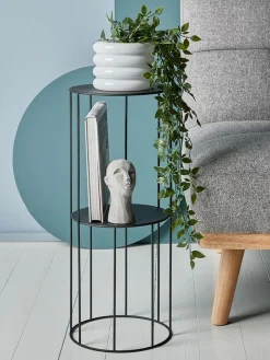 Plantenstandaard PELLE Ø25xH60cm zwart