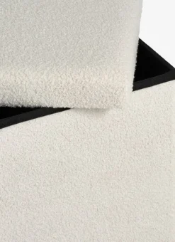 Poef NYSTED 38x38 met opbergruimte off-white teddy