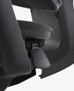 Professionele bureaustoel VARPELEV zwarte mesh/zwart