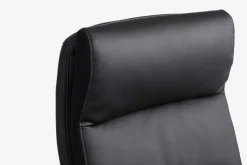Professionele bureaustoel KASTBJERG zwart kunstleer
