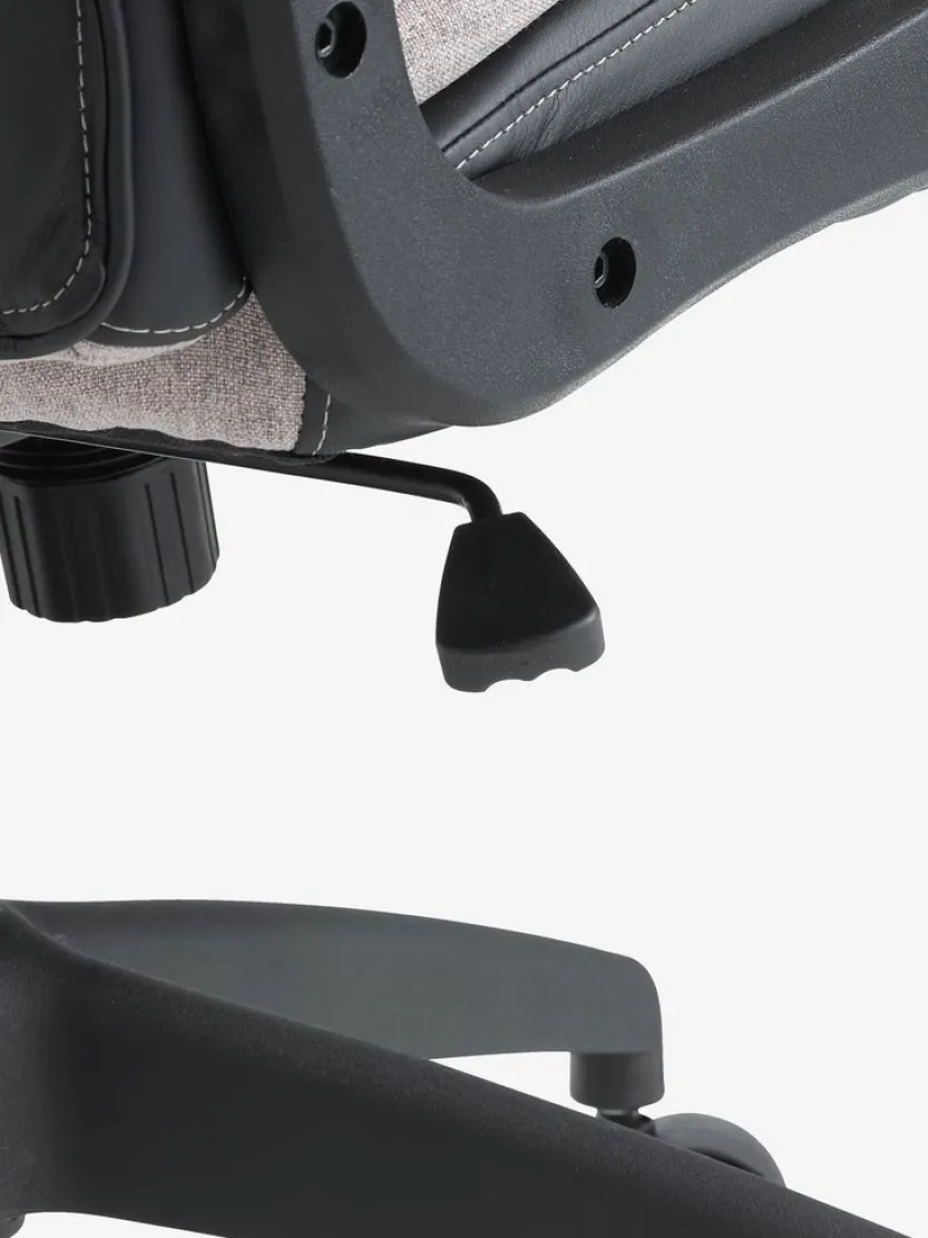 Professionele bureaustoel MARBJERG grijs/zwart kunstleer