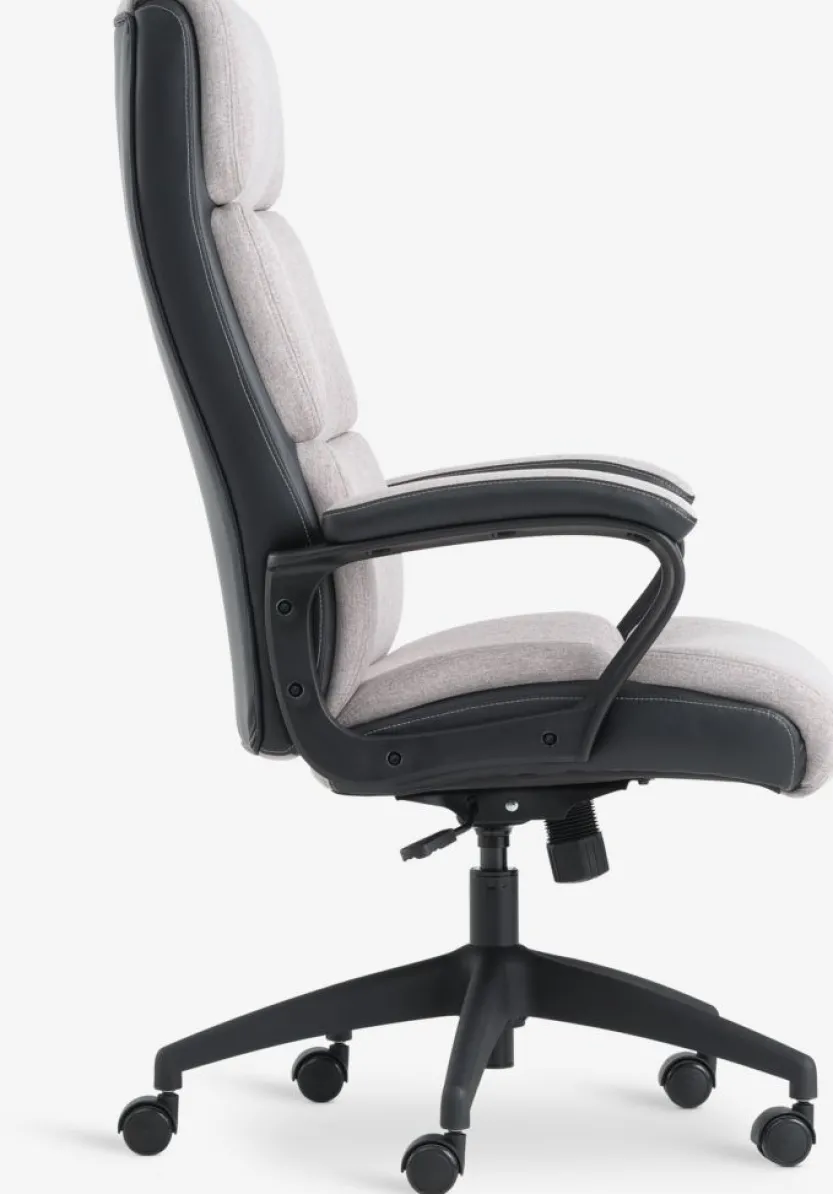 Professionele bureaustoel MARBJERG grijs/zwart kunstleer