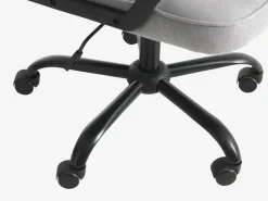 Professionele bureaustoel SKODSBORG grijze stof/zwart