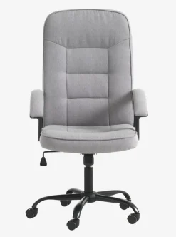 Professionele bureaustoel SKODSBORG grijze stof/zwart