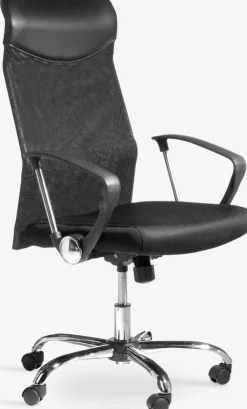 Professionele bureaustoel BILLUM zwarte mesh