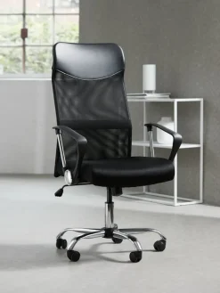 Professionele bureaustoel BILLUM zwarte mesh