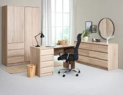 Professionele bureaustoel BILLUM zwarte mesh