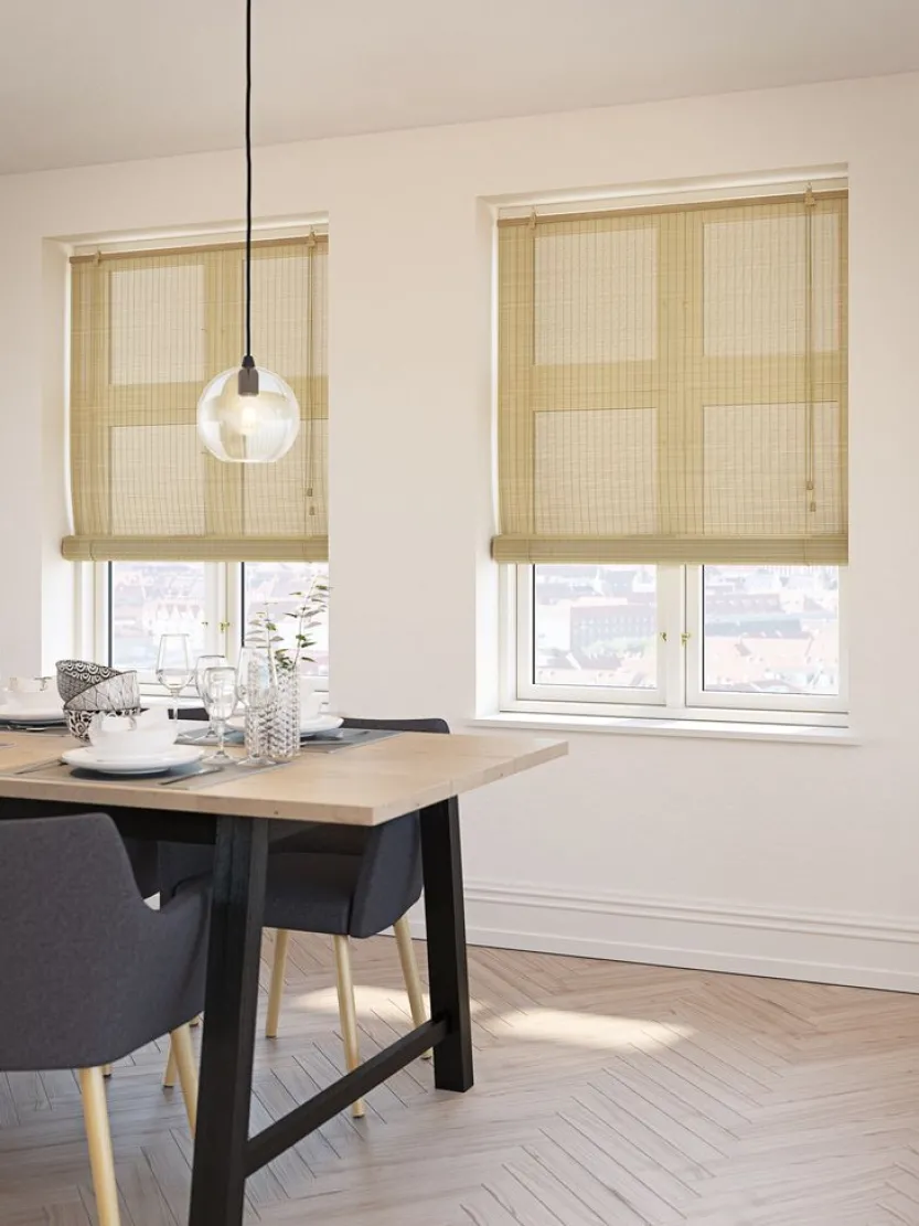 Rolgordijn bamboe BYRE 80x160 naturel