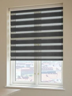 Rolgordijn duo ALSTEN 60x180 grijs