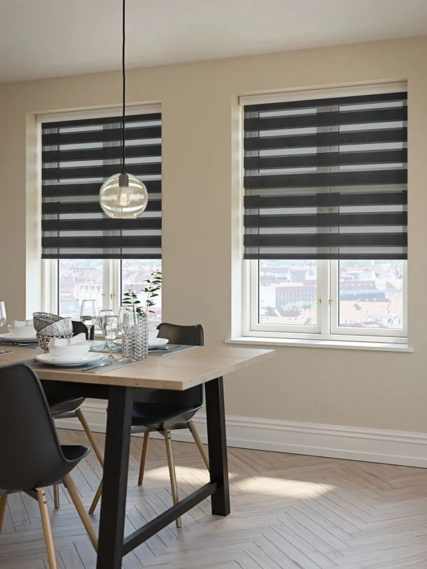 Rolgordijn duo ALSTEN 60x180 grijs