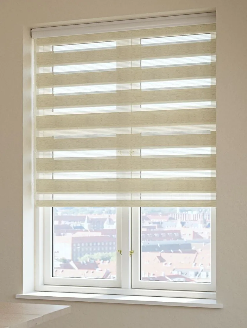 Rolgordijn duo ALSTEN 60x180 naturel