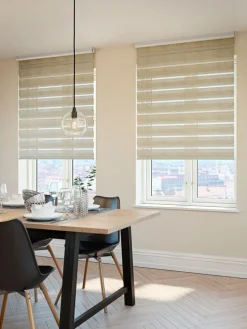 Rolgordijn duo ALSTEN 60x180 naturel