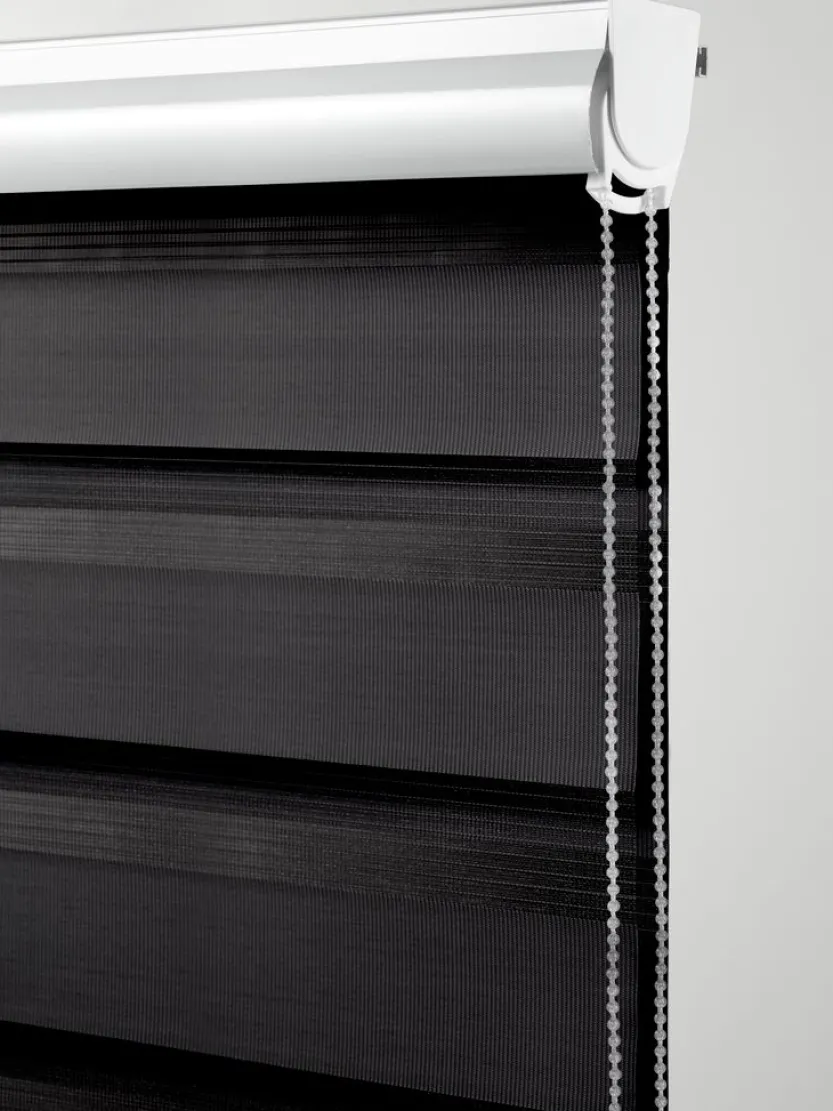 Rolgordijn duo ALSTEN 60x180 zwart