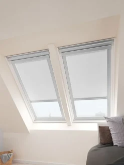 Rolgordijn verduisterend MORS dakraam wit