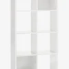 Roomdivider HALDAGER 8 schappen wit
