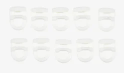 Runners voor FLEXI rail 10 st/pk wit