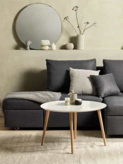 Salontafel GALTEN Ø75 wit