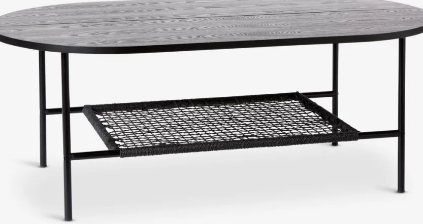 Salontafel HINNERUP 75x120 zwart