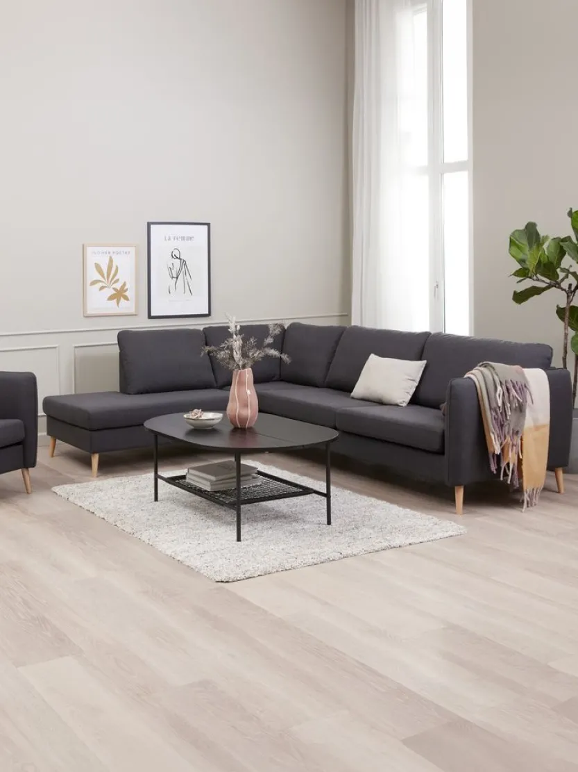 Salontafel HINNERUP 75x120 zwart