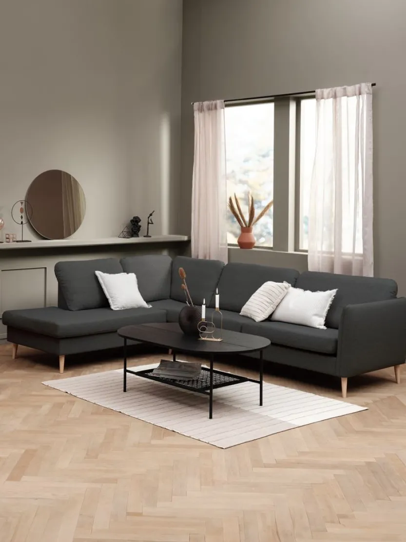 Salontafel HINNERUP 75x120 zwart