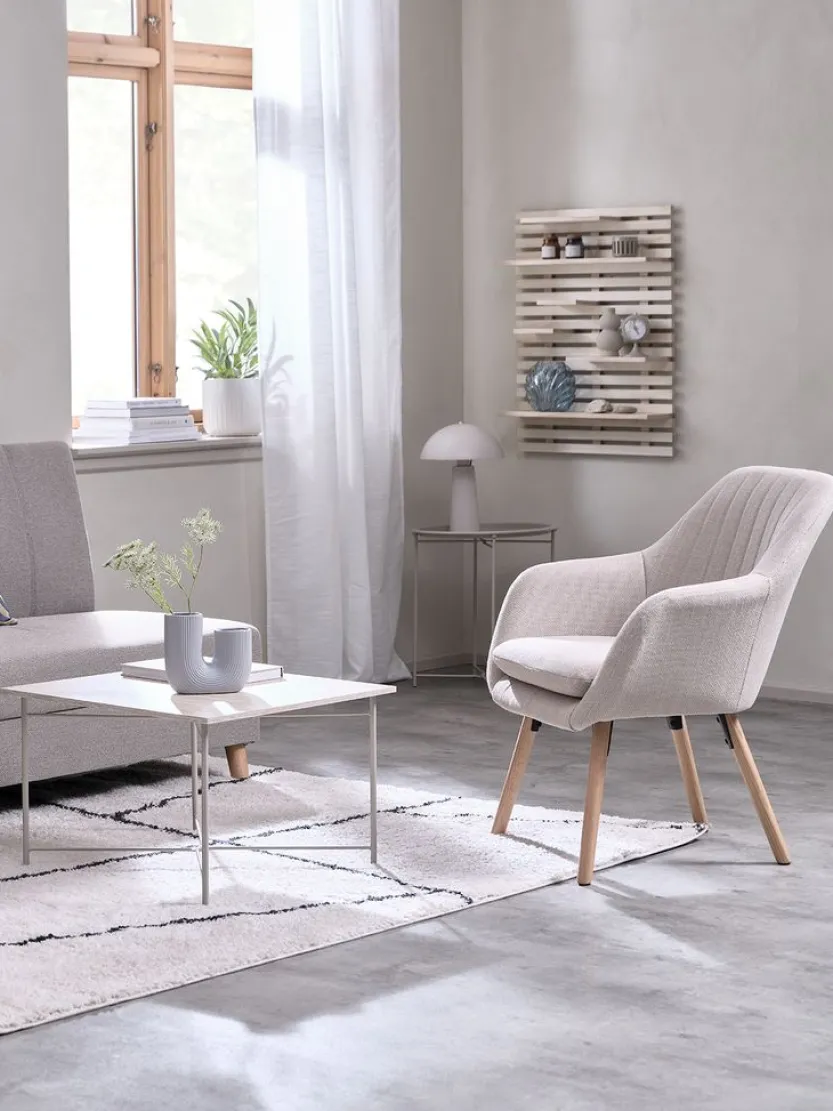 Salontafel KILDEDAL 60x60 marmer kleur