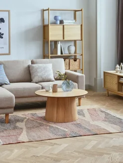 Salontafel KLIPLEV Ø80 eiken