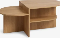 Salontafel LISBJERG 60x107 naturel eiken kleur