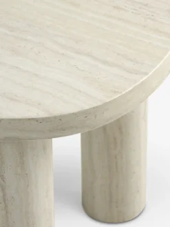 Salontafel LUNDEBORG 68x85 marmer kleur