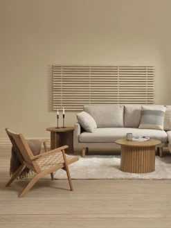 Salontafel SPODSBJERG Ø67 eiken kleur