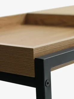 Salontafel TRAPPEDAL 50x100 eiken/zwart
